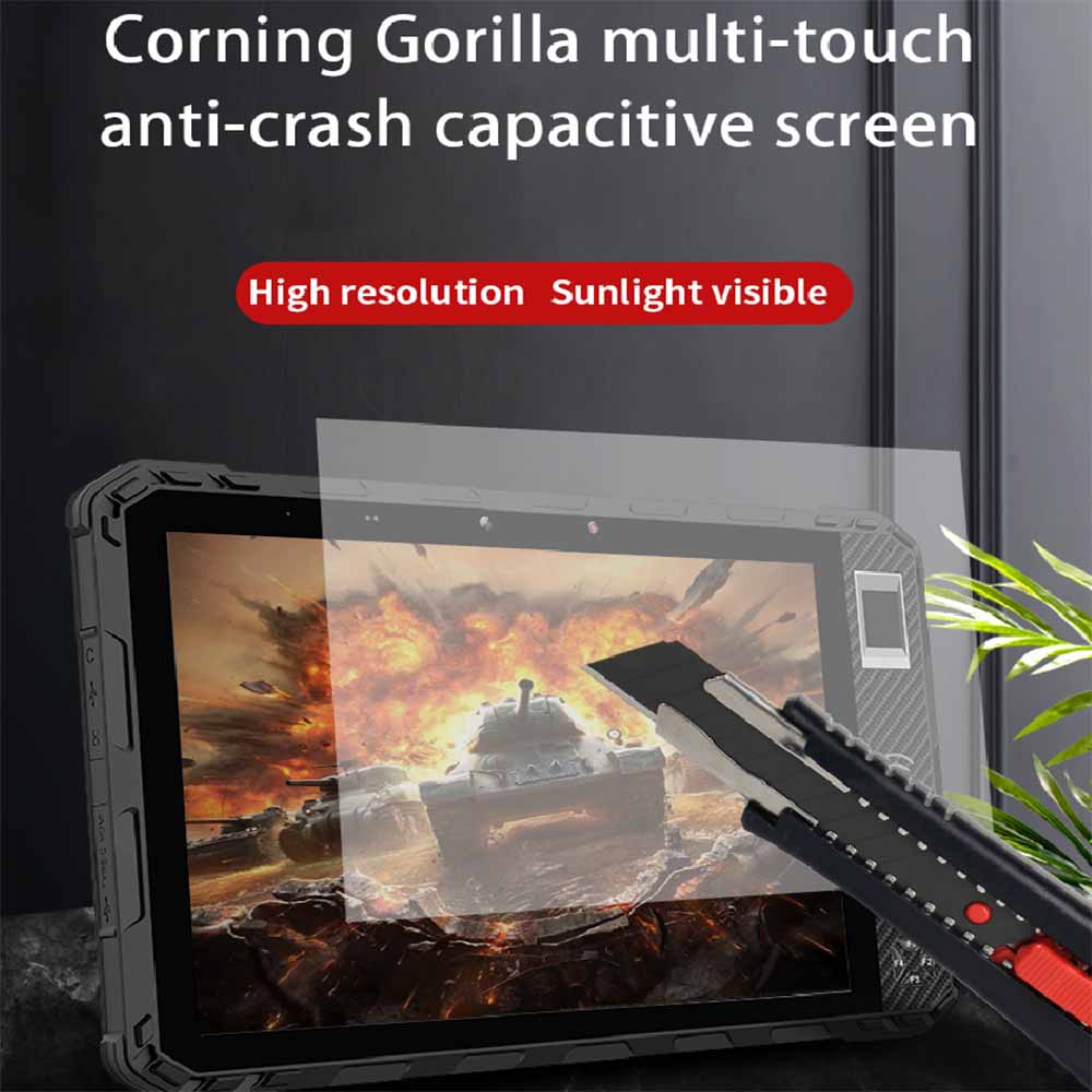 Tablet biometrik Android dengan layar Gorilla