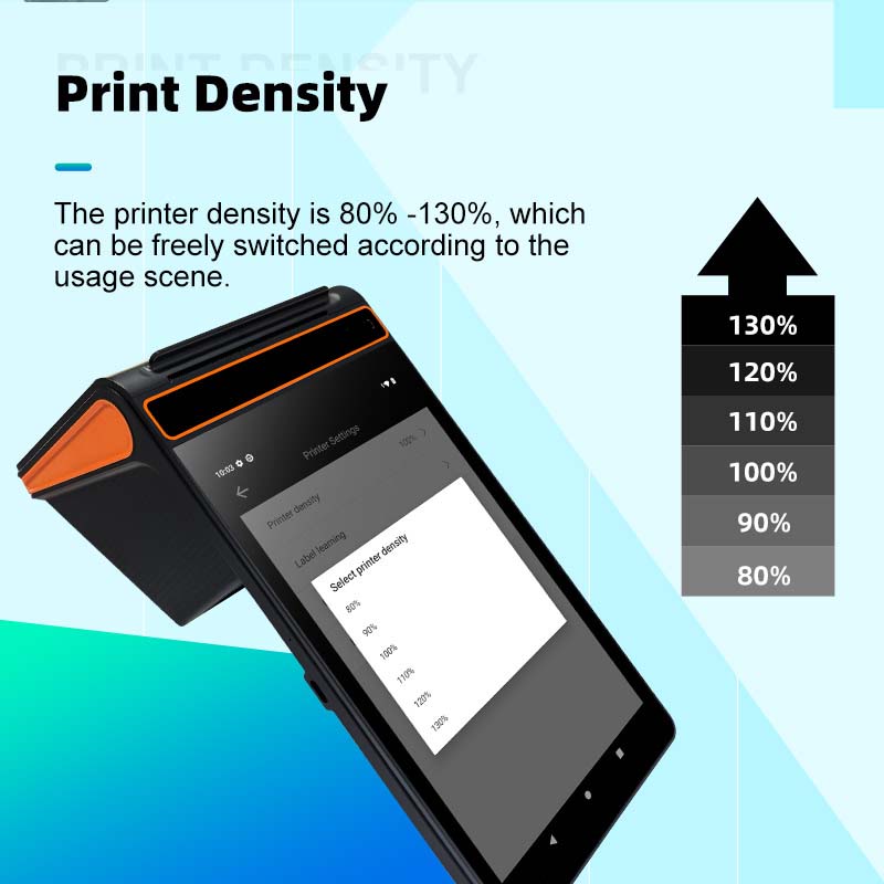 pos portabel dengan printer termal 80mm