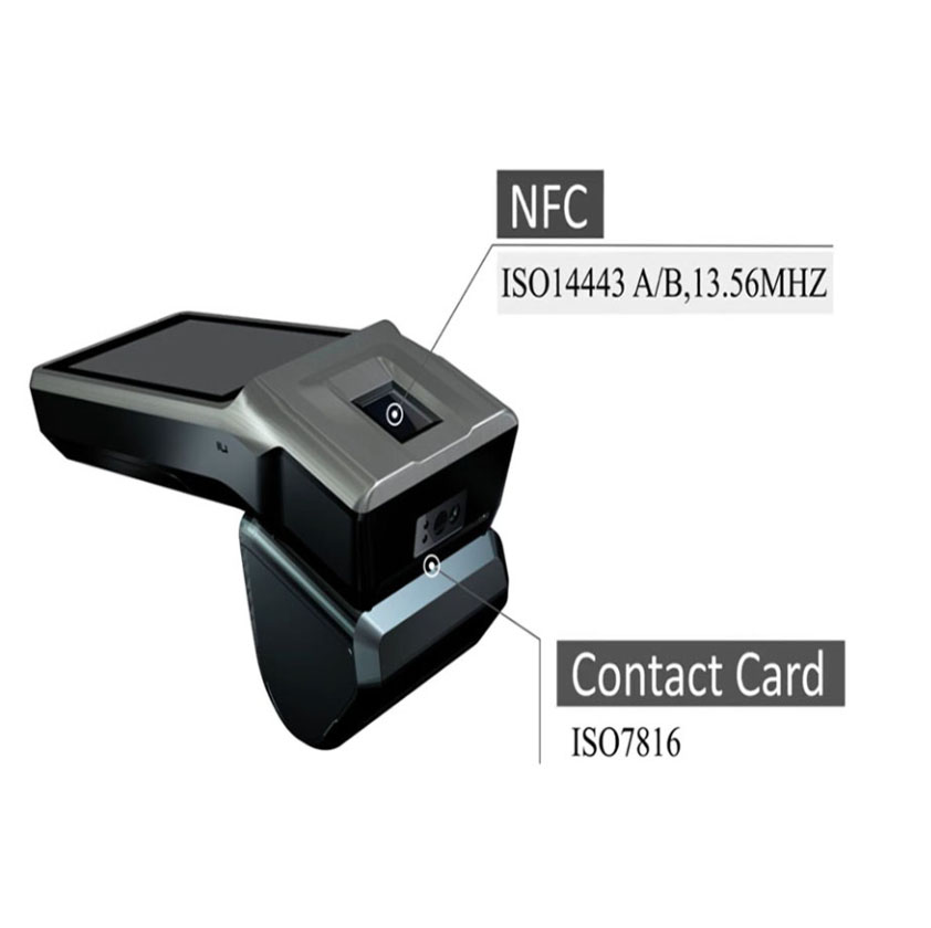 Biometric terminal with Chip card