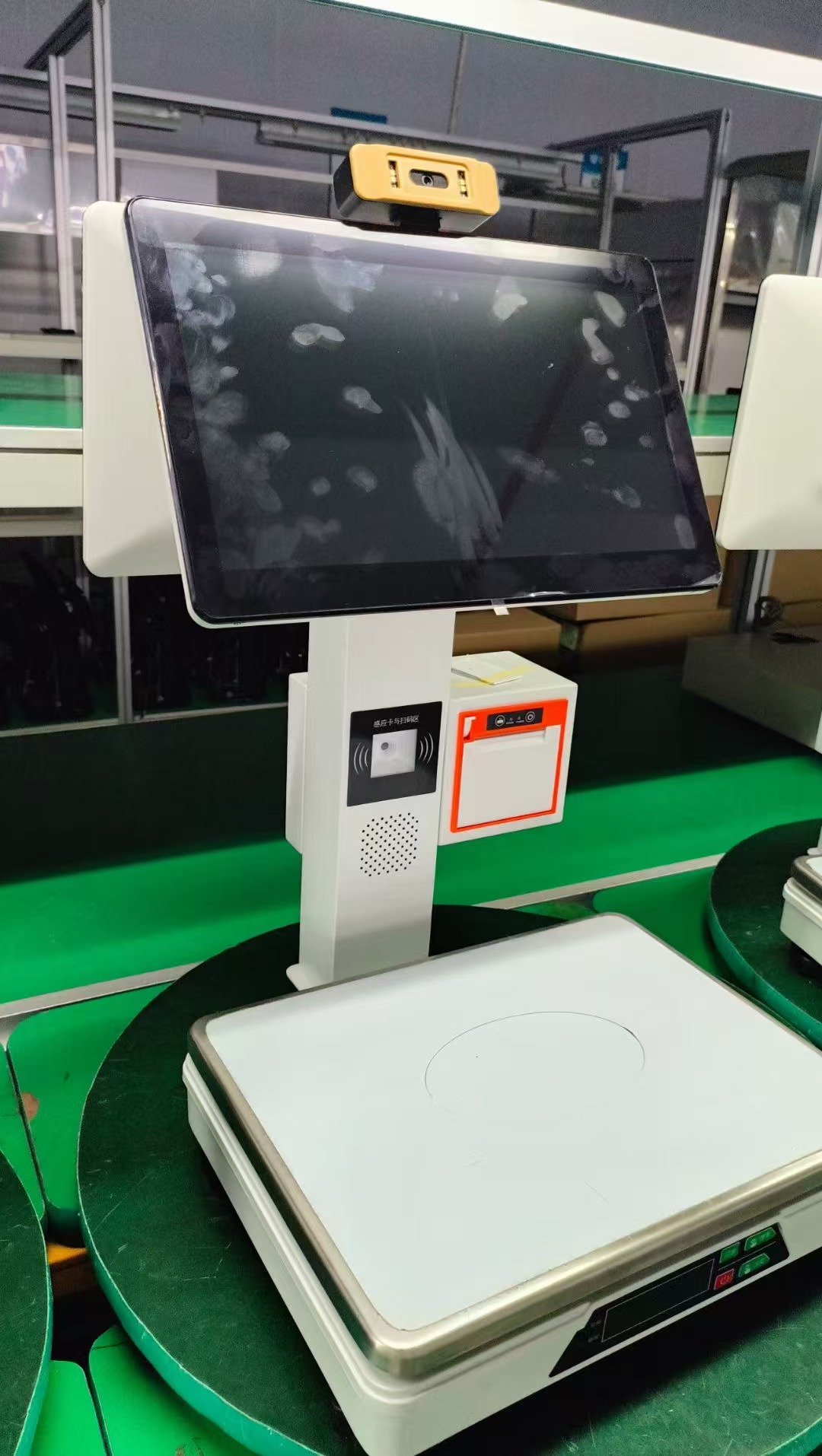 Cashier with facial recognition