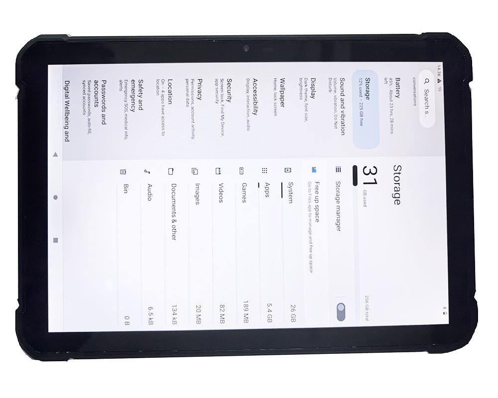 8GB+128GB rugged tablet