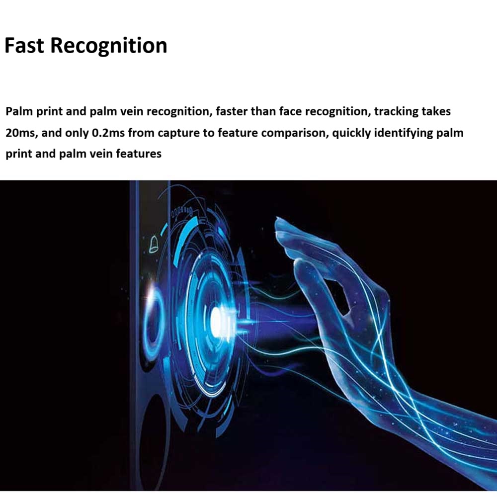 Palm vein fast reading scanner