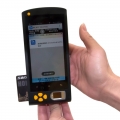 Perangkat Identifikasi Sidik Jari Biometrik Android NFC 4G Genggam