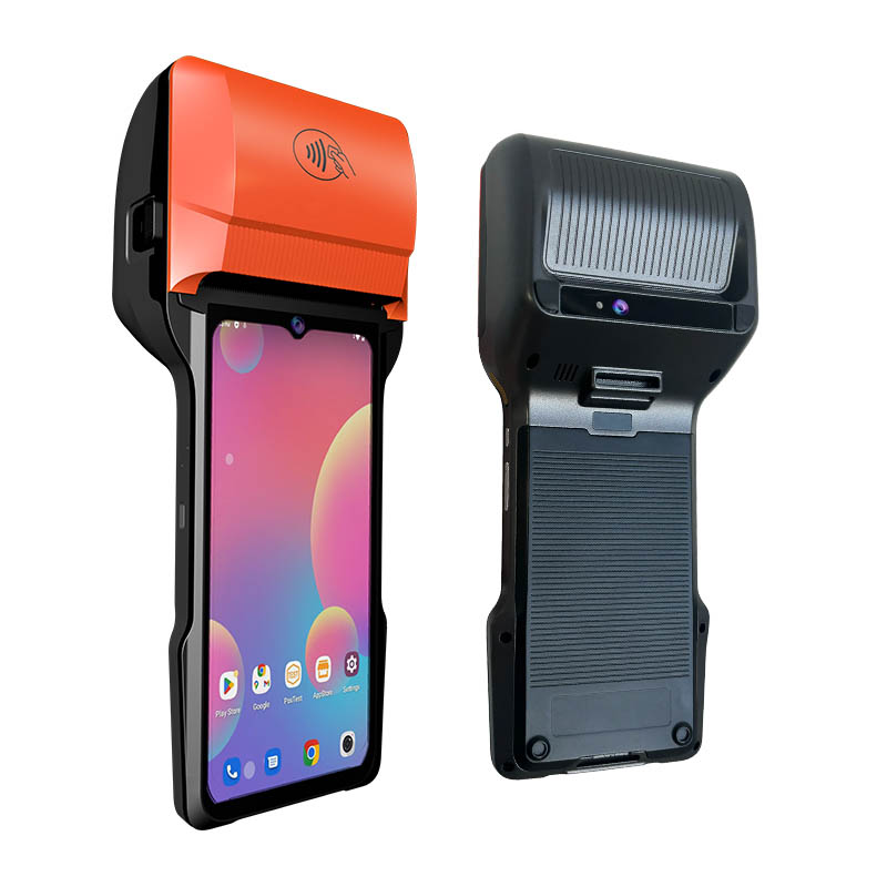 Layar Dual Layar Dual Android Pos Mobile Pos Castier untuk Android14 GMS Bersertifikat 