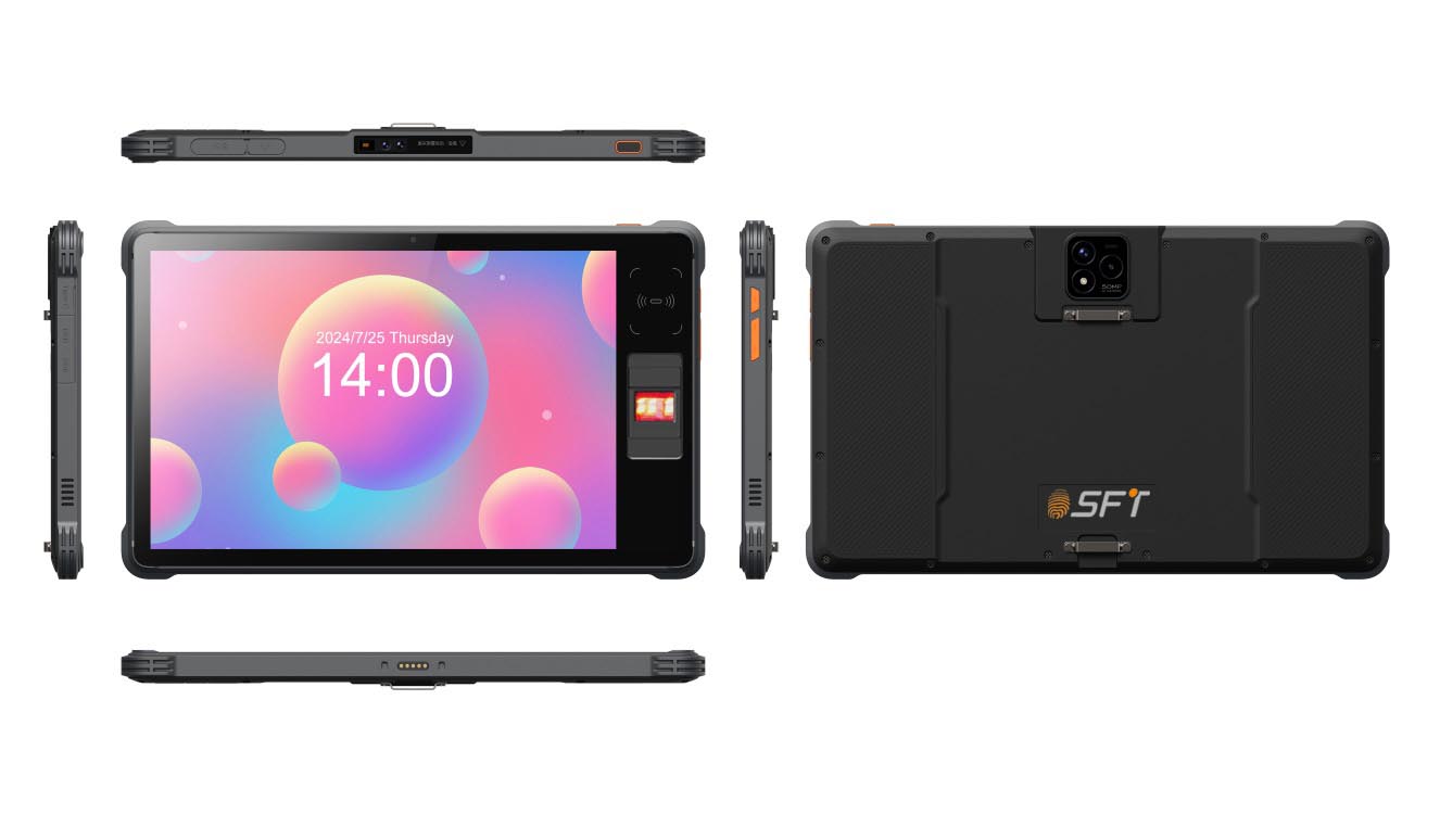Tablet Sidik Jari Biometrik Android 14 4G Industri akan segera hadir